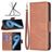 Mobigear Excellent Housse OPPO A96 Etui Porte-Monnaie - Marron