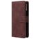 Mobigear Zipper Housse Samsung Galaxy A51 Etui Porte-Monnaie - Marron