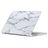 Mobigear Marble MacBook Air 15 Pouces (2023-2025) Coque - Blanc - Model A2941 / A3114 / A3241