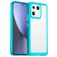 Mobigear Crystal Xiaomi 13 Plastique rigide Coque arrière - Transparent / Turquoise