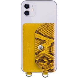 My Style Crossbody - Porte Cartes en - 2 Cartes - Jaune