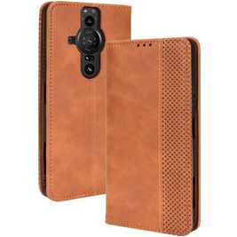 Mobigear Sensation Housse Sony Xperia Pro-I Etui Porte-Monnaie - Marron