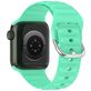 Mobigear Bumpy Bracelet Silicone Apple Watch Fermeture boucle ardillon - 49/46/45/44 mm - Spearmint