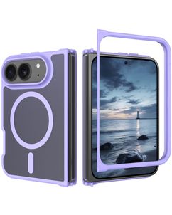 Mobigear Shockproof iPhone Duo MagSafe Plastique rigide Coque arrière - Violet
