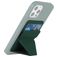 Mobigear Folding Snap-On - Porte Cartes en - 3 Cartes - Compatible MagSafe - Vert
