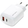 4Smarts DoublePort - Double USB / USB-C Quick Charge 3 30W - Blanc