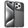 Mobigear Groove Coque iPhone 16 Pro Coque arrière en TPU Souple - Noir