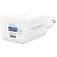 Mobilize Wall Charger Double USB / USB-C Chargeur Sans câble Power Delivery 30W - Blanc
