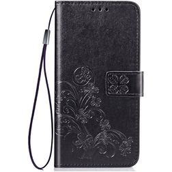 Mobigear Clover Housse Huawei P40 Pro Etui Porte-Monnaie - Noir