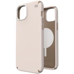Speck Presidio2 Pro Coque iPhone 15 Plus MagSafe Coque arrière Rigide Anti-Chocs - Bleached Bone