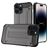 Mobigear Outdoor Coque iPhone 14 Pro Coque arrière Rigide Anti-Chocs - Gris