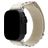 Mobilize Alpine Bracelet Nylon Apple Watch Fermeture boucle ardillon - 49/46/45/44 mm - Lumière stellaire