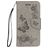 Mobigear Butterfly Housse iPhone X Etui Porte-Monnaie - Gris