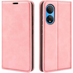 Mobigear Retro Slim Housse HONOR X7 Etui Porte-Monnaie - Rose