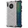 Mobigear Honeycomb Coque Huawei Mate 30 Coque arrière Rigide Anti-Chocs - Blanc