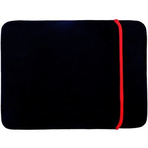 Mobigear Two Way Pochette Ordinateur portable en Neoprène (max 24 cm x 33 cm) Housse ordinateur - Noir / Rouge