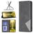 Mobigear Rhombus Slim Housse Motorola Edge 40 Etui - Noir