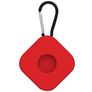 Mobigear Square Key Coque Apple AirTag Porte-clés en Silicone Souple - Rouge