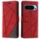 Mobigear Rhombus Google Pixel 9 Pro Étui Portefeuille - Rouge