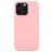 Mobigear Rubber Touch Coque iPhone 14 Pro Coque arrière en Silicone - Blossom Pink