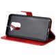 Mobigear Zipper Housse Xiaomi Redmi Note 9 Etui Porte-Monnaie - Rouge