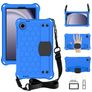Mobigear HexStrap Samsung Galaxy Tab A11 EVA Coque arrière + Bandoulière - Bleu
