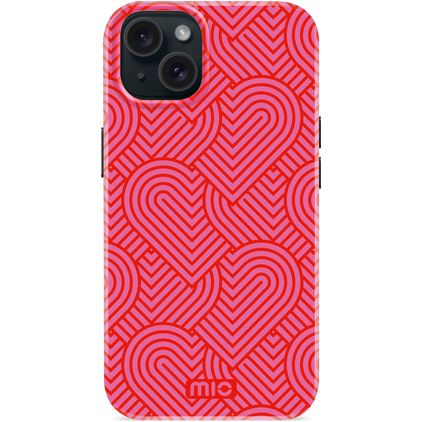 MIO Coque iPhone 15 MagSafe Coque arrière Rigide - Wild Hearts
