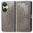 Mobigear Dreamcatcher Housse OnePlus Nord CE 3 Lite 5G Etui Porte-Monnaie - Gris