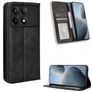 Mobigear Sensation Housse POCO X6 Pro Etui Porte-Monnaie - Noir