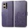 Mobigear Clover Housse OPPO Reno 7 4G Etui Porte-Monnaie - Violet