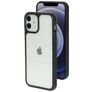 Mobiparts Rugged Clear Coque iPhone 12 Pro Coque arrière Rigide Anti-Chocs - Transparent / Noir