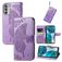 Mobigear Butterfly Motorola Moto G52 Étui Portefeuille - Violet