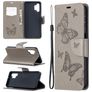 Mobigear Butterfly Housse Samsung Galaxy A32 5G Etui Porte-Monnaie - Gris