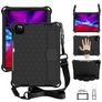 Mobigear HexStrap Coque iPad Pro 11 Pouces (2025) Coque arrière en EVA + Bandoulière - Noir