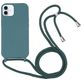 Mobigear Lanyard iPhone 16 Coque avec cordon en Silicone - Vert