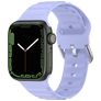 Mobigear Bumpy Bracelet Silicone Apple Watch Fermeture boucle ardillon - 49/46/45/44 mm - Violet