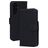 Mobiparts Wallet Housse Samsung Galaxy A17 Etui en Cuir Véritable Porte-Monnaie - Noir