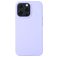 Mobigear Rubber Touch Coque iPhone 14 Pro Max Coque arrière en Silicone - Violet