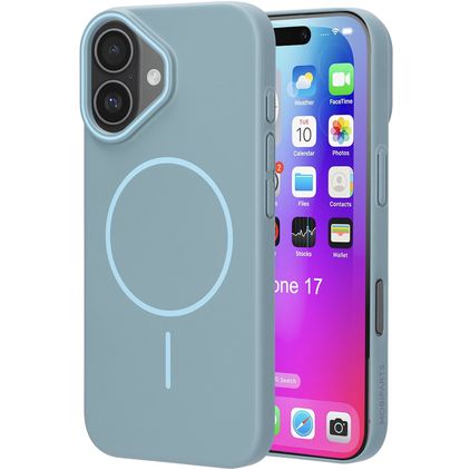 Mobiparts Slim Line iPhone 17 MagSafe Plastique rigide Coque arrière - Sage Green