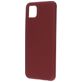 Mobiparts Coque Samsung Galaxy A22 5G Coque arrière en Silicone - Plum Red