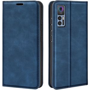 Mobigear Retro Slim Housse TCL 30 Plus Etui Porte-Monnaie - Dark Blue