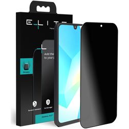 Elite Samsung Galaxy A17 Verre trempé Protection d'écran Confidentialité - Compatible Coque - Noir