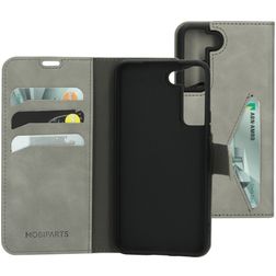 Mobiparts Classic Wallet Housse Samsung Galaxy S22 Etui Porte-Monnaie - Granite Grey