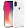 Mobigear Diamond Coque iPhone XS Max Coque arrière Rigide - Blanc / Transparent