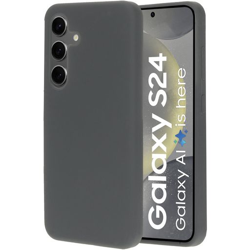 Mobiparts Coque Samsung Galaxy S24 Coque arrière en Silicone - Urban Grey