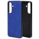 Mobiparts Classic Coque Samsung Galaxy A27 MagSafe Coque arrière en TPU,Similicuir - Sapphire Blue