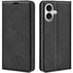 Mobigear Retro Slim Housse iPhone 17 Etui Porte-Monnaie - Noir