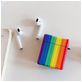 Mobigear Rainbow Coque Apple AirPods Pro 1 Coque en Silicone Souple