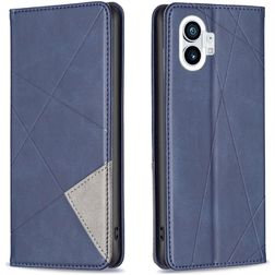 Mobigear Rhombus Slim Housse Nothing Phone (1) Etui - Bleu
