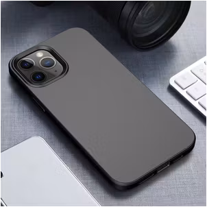 Mobigear Bio Coque iPhone 12 Coque arrière en Eco-Friendly - Noir